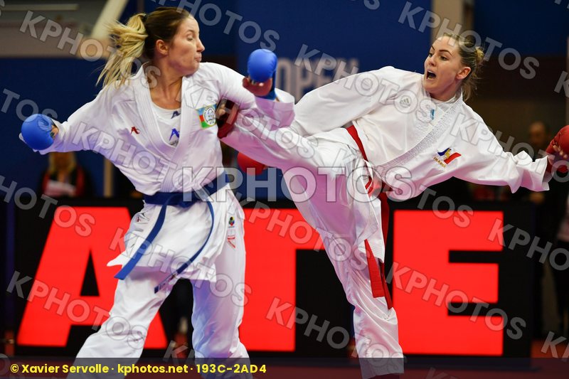 Agier Alizee Azerbaijan Female kumite -68 kg France Zaretska Iry