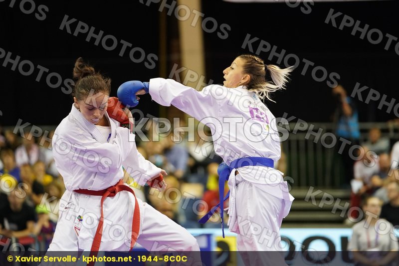 Female Kumite -50kg France Kryva Kateryna Recchia Alexandra Ukraine