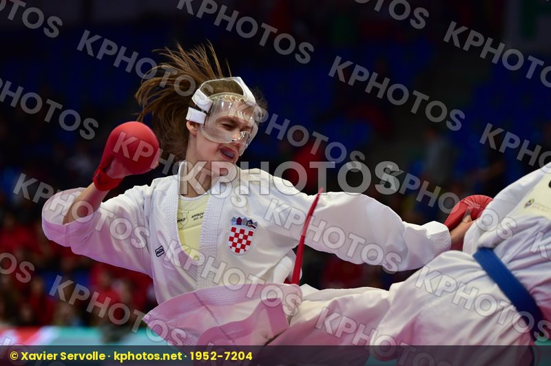 -47kg Arawaza cadet croatia female finals Kmit Solomiya kumite u