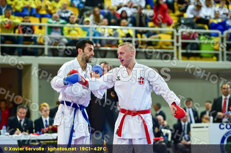 -84 Kg Aktas Ugur Budo Nord Denmark Korte Kevin Kumite Male Turk