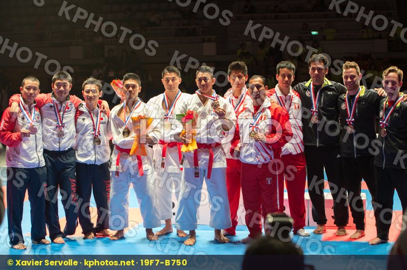 chile Japan podiums team kata USA