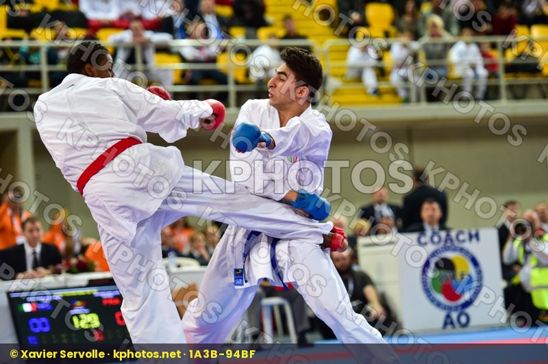 +76 Kg France Italy Jacquet Dnylson Junior KO Kumite Male Mouhii