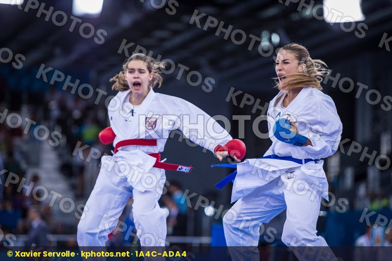 -55 kg Croatia day1 Kovacevic Jelena kumite Luxembourg qualifica