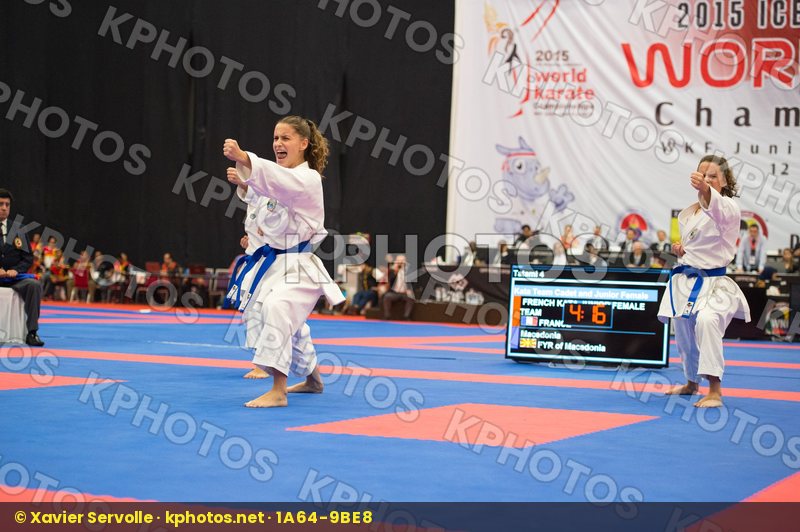 Arawaza cadet female Fyr Of Macedonia Junior Kata team