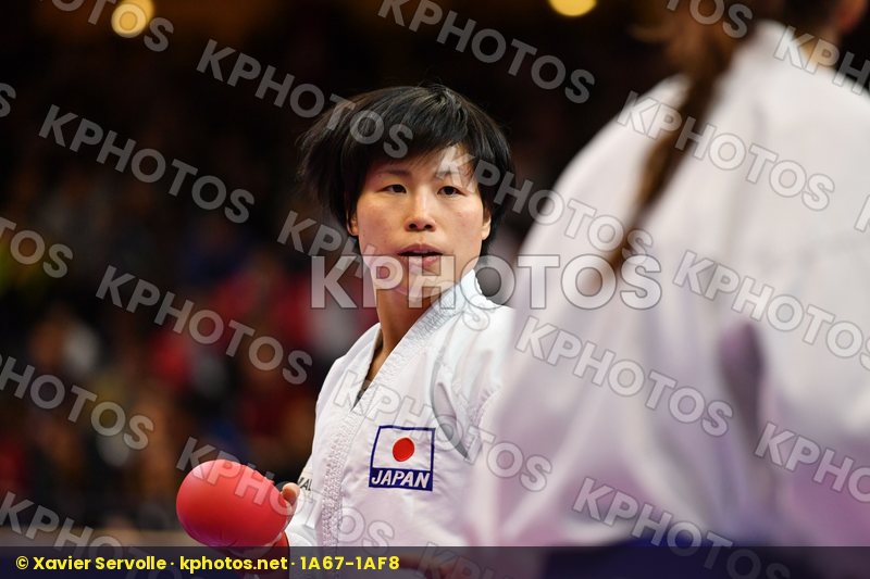 Female kumite -68 kg Japan Quirici Elena Someya Kayo Switzerland