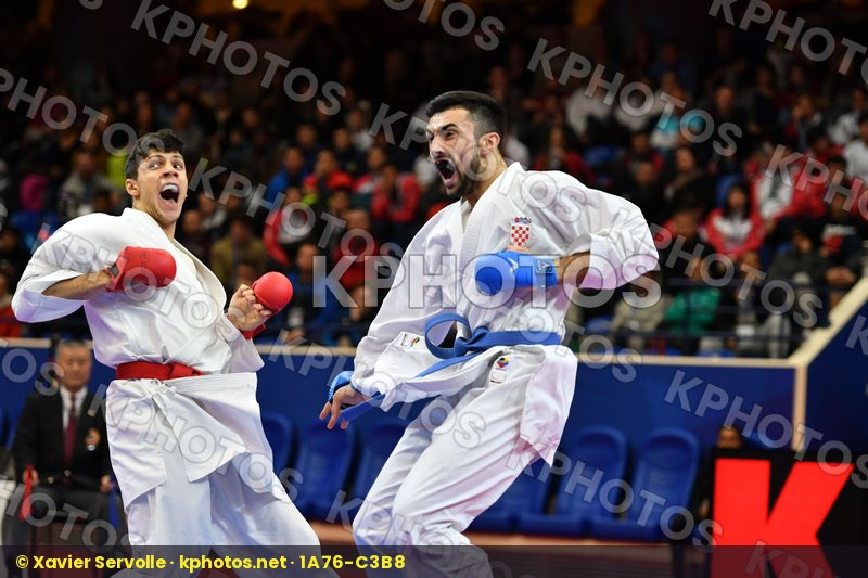 Croatia Italy Kvesic Andelo Male kumite 84+ kg Marino Simone