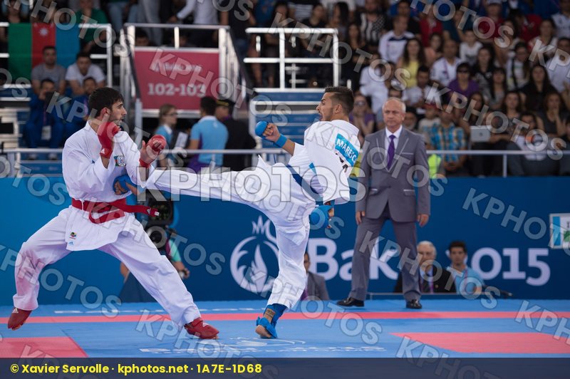 -60 kg Azerbaijan Farzaliyev Firdovsi finals Italy kumite Maresc