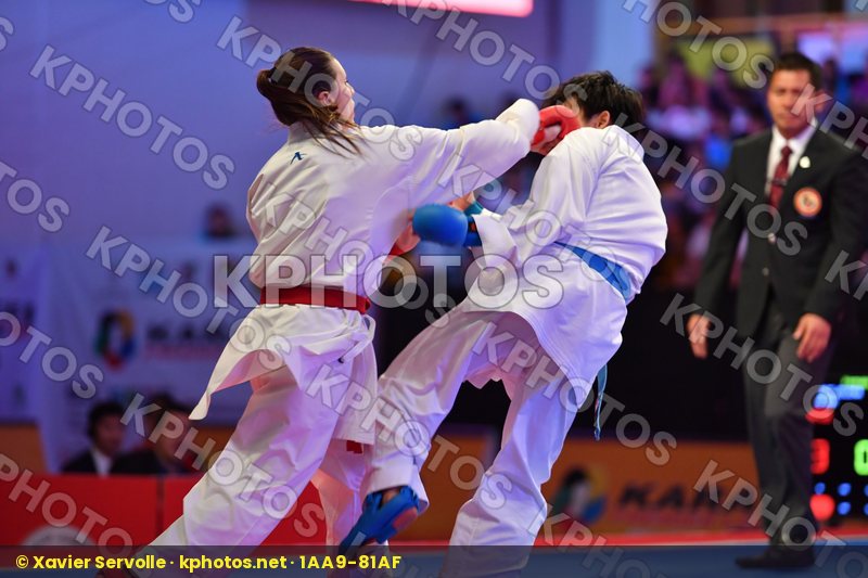 Chinese taipei Female kumite -50 kg Ku Tsui-ping Milivojcevic Je