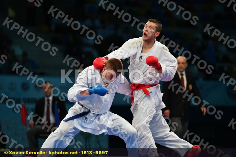 Bitevic Slobodan Hungary Male kumite 84+ kg Molnar Daniel Serbia
