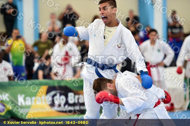Brasil final kumite Male team Venezuela