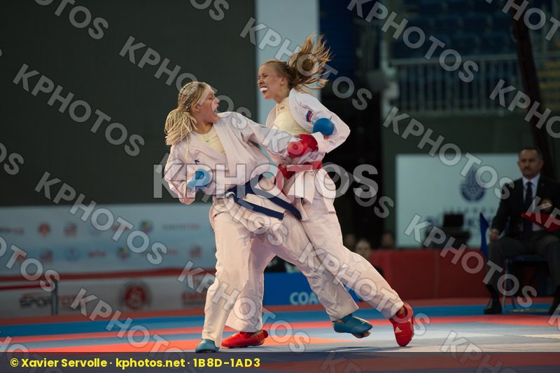 +68 kg bronze match female Finland kumite Kuusisto Helena Russia