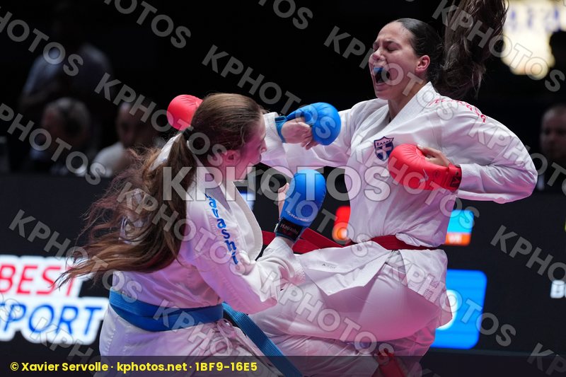 KYDONAKI KYRIAKI (GREECE) vs BULAY DARIIA (UKRAINE) in Female Kumite 68+ Kg - Final Bout