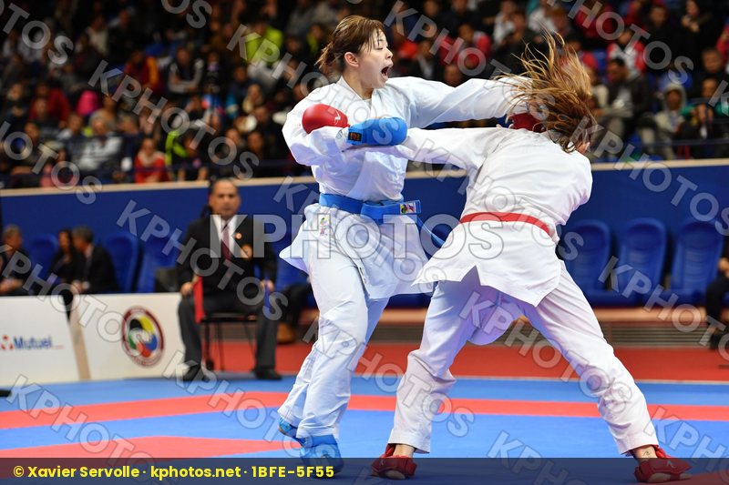 Female kumite 68+ kg Japan Uekusa Ayumi United states Wasowicz M
