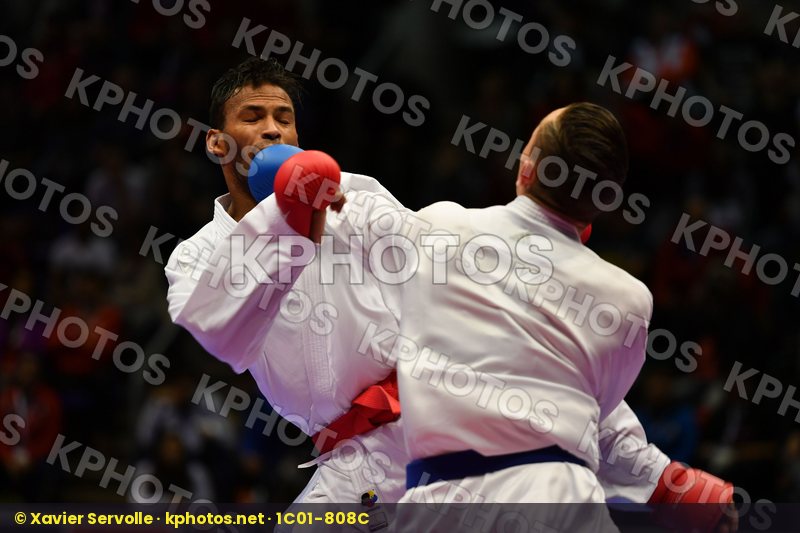 Dacosta Steven France Madera Andres Male kumite -67 kg Venezuela