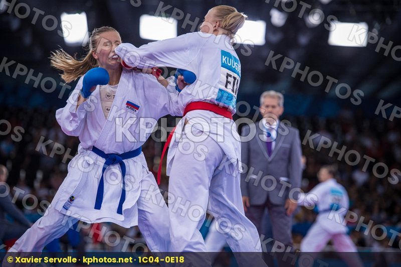+68 kg day2 Finland kumite Kuusisto Helena qualification Russia