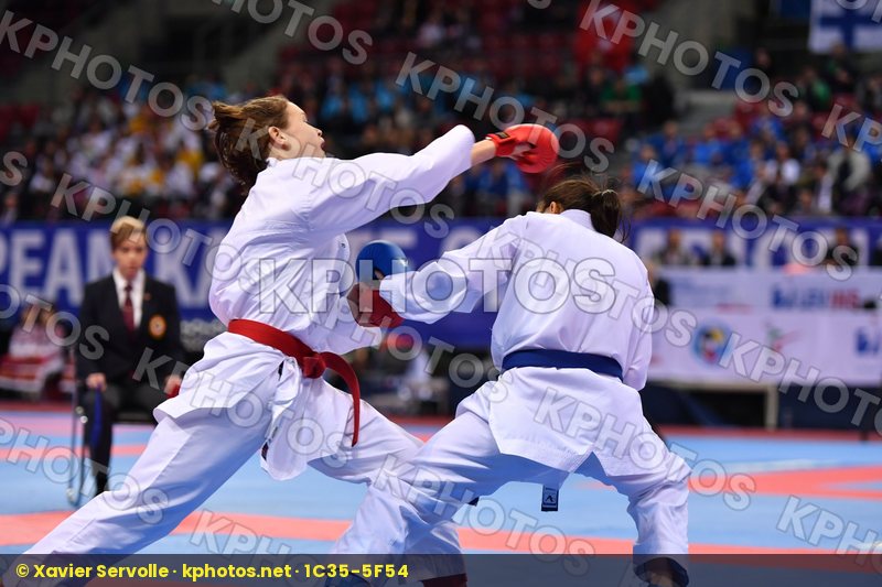 Bulgaria Goranova Ivet Hirt Silvia Junior kumite female -53 kg S
