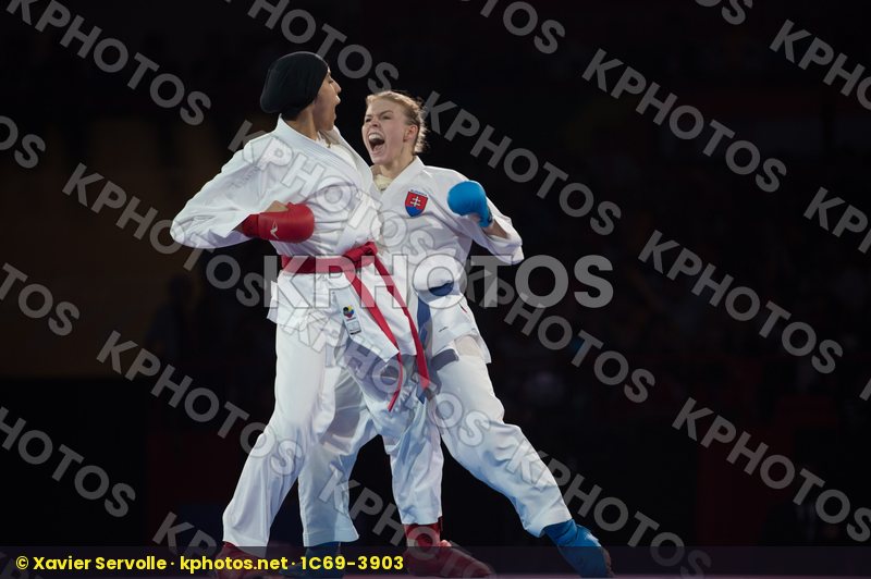 -61 Kg Dubai Egypt Farouk Giana Mohamed Female final kumite Slov