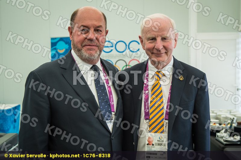 Meeting between EOC President Hickey Patrick and  WKF President