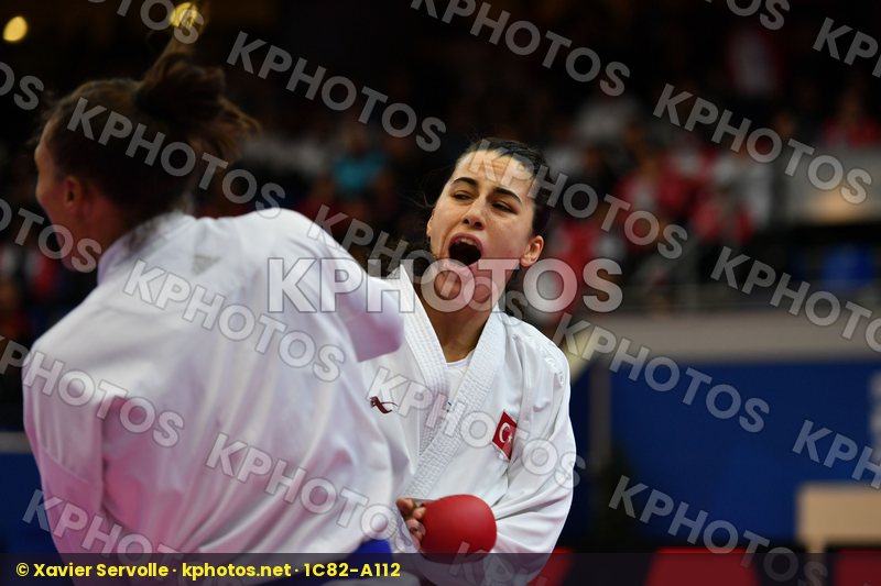 Female kumite 68+ kg Florentin Anne laure France Hocaoglu Meltem