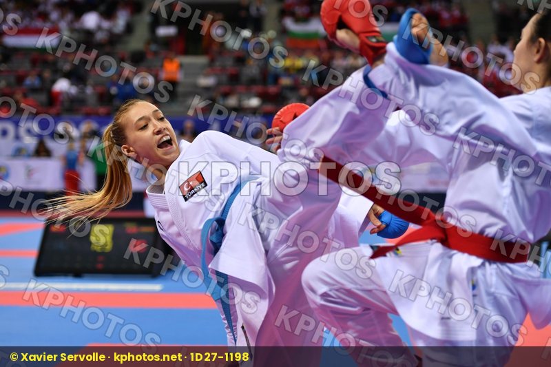 Azerbaijan Malikova Asya Tokcan Umay Turkey U21 kumite female -5