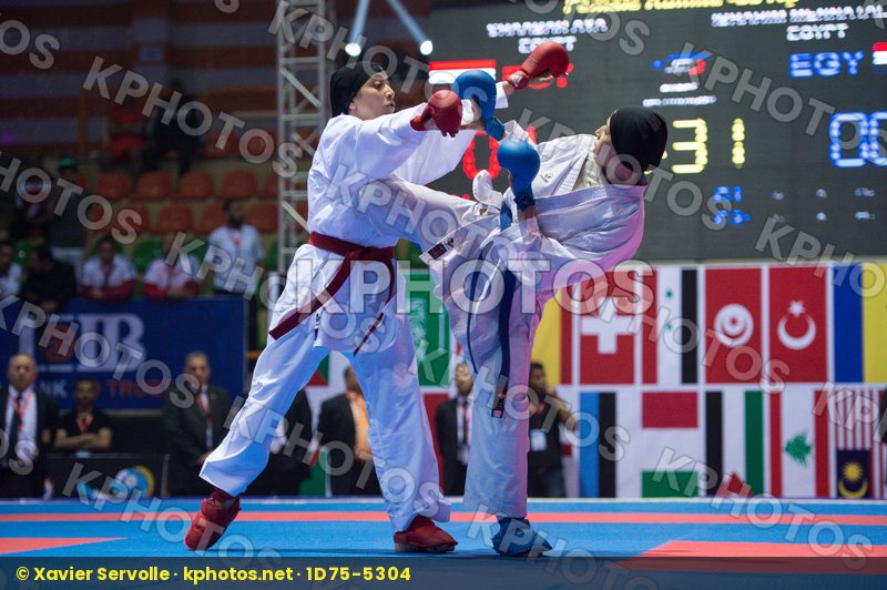 -50 kg Egypt final kumite Ozcelik Serap Rashed Areeg Turkey