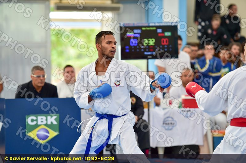 Brasil final kumite Male team Venezuela
