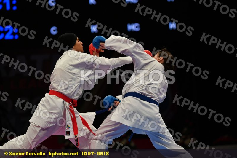 Espinosa Maria Female kumite -61 kg Morocco Sadini Btissam Spain