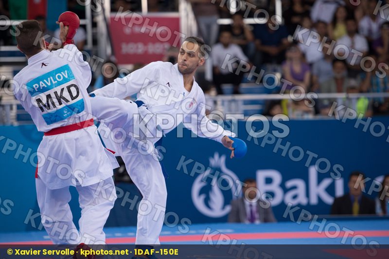 -60 kg Antic Marko finals Fyr Of Macedonia kumite Pavlov Emil Se