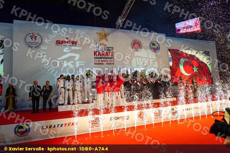 Azerbaijan France kumite male Netherlands podiums team Turkey