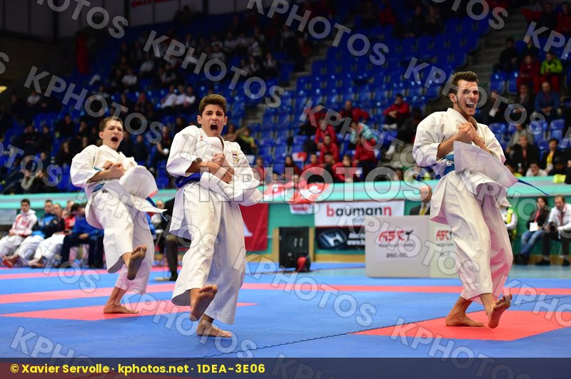 cadet finals junior Serbia team kata