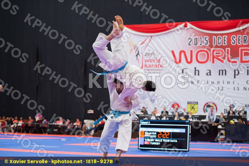 cadet Junior Kata male team Turkey