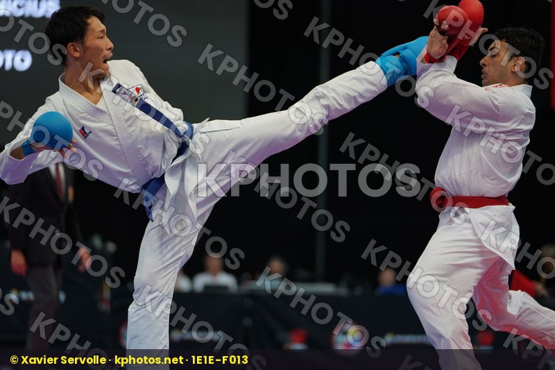 Brazil Figueira Vinicius Gomyo Hiroto Japan Male kumite -67 kg