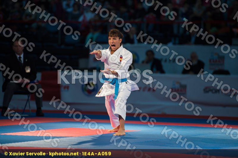 female finals kata kumite Sanchez Jaime Sandra Spain