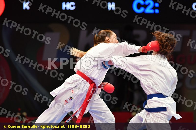 Female kumite -61 kg Hasnaoui Boutheina Italy Lallo Viola Tunisi