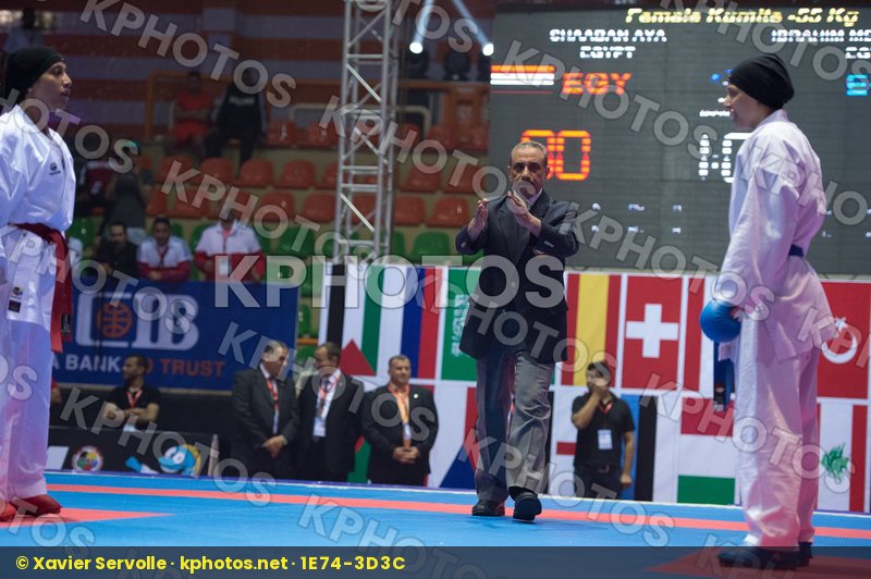 -50 kg Egypt final kumite Ozcelik Serap Rashed Areeg Turkey