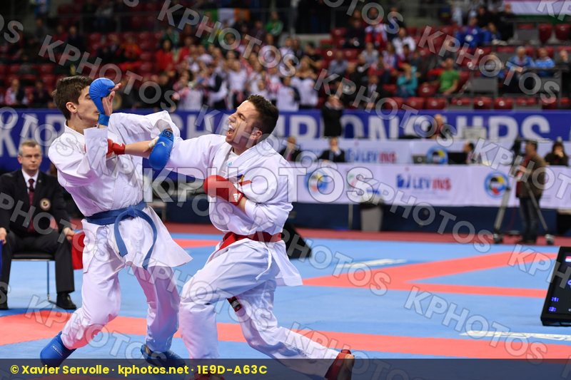 Croatia Da costa Jessie France Garibovic Enes U21 kumite male -8