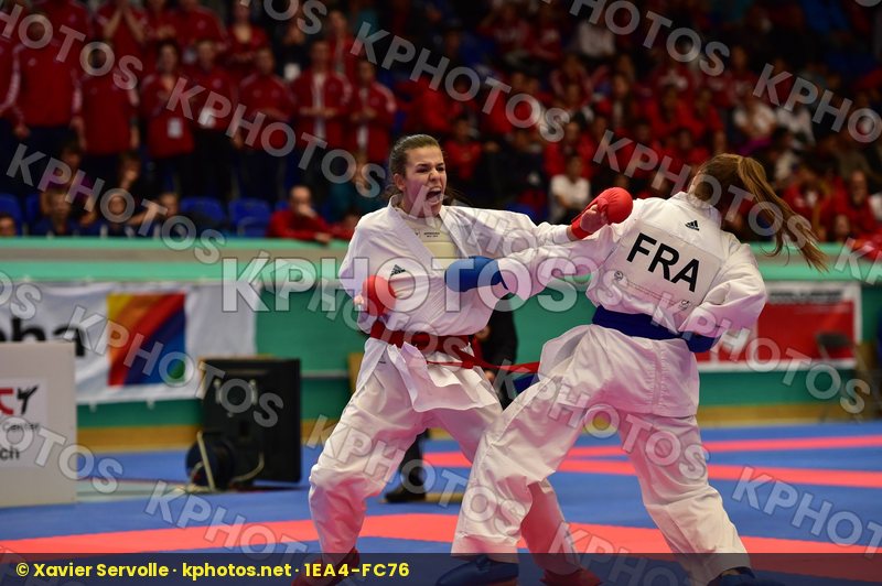 -48 kg Adidas Bourcois Aurore female finals france junior kumite