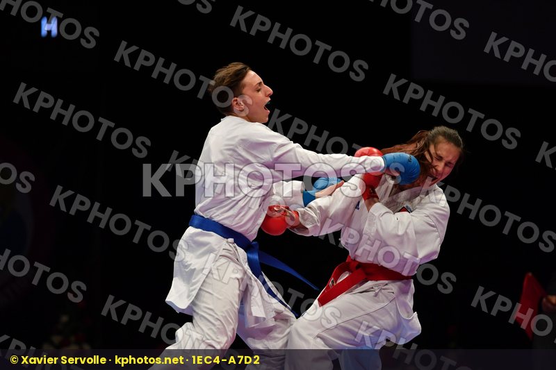 Female kumite -68 kg Italy Kopunova Miroslava Semeraro Silvia Sl