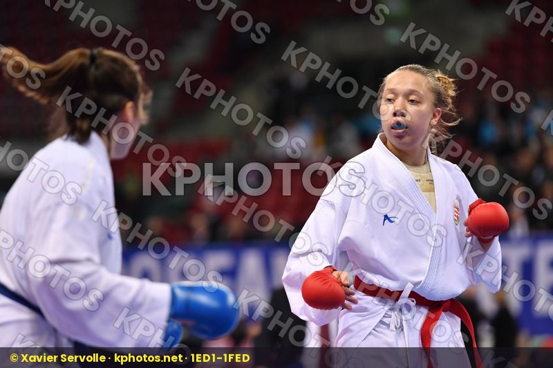 Czagany Dora Durmis Dina Hungary Junior kumite female 59+ kg Ser