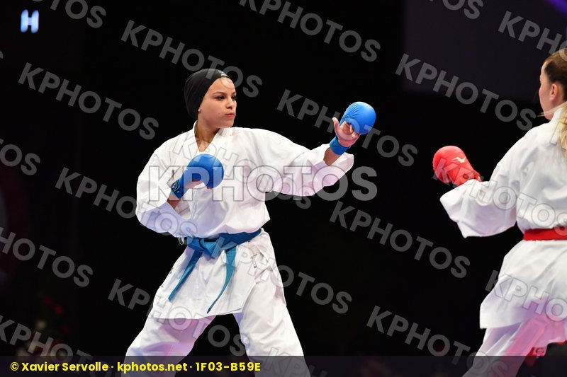 Egypt Female kumite -50 kg Ozcelik Serap Sayed Radwa Turkey