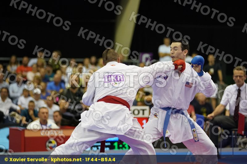 Horuna Stanislav Male Kumite -75kg Scott Thomas Ukraine USA