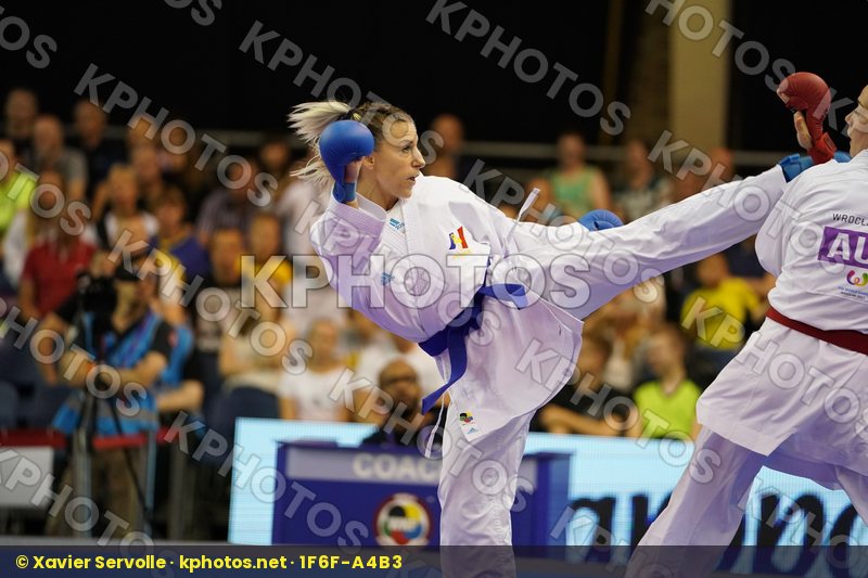 Austria Female Kumite -50kg France Plank Bettina Recchia Alexandra