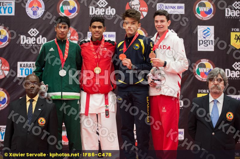 70+ kg Alazmi Omar Bosnia And Herzegovina cadet Cajic Hamza Cana