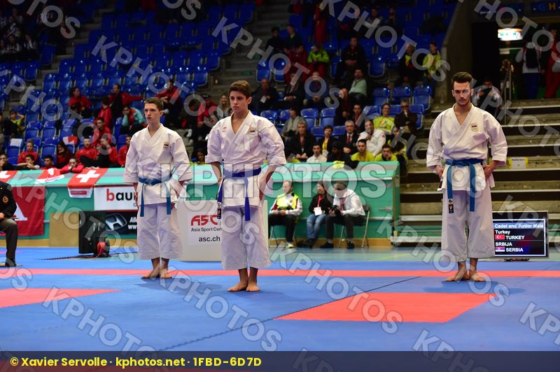 cadet finals junior Serbia team kata