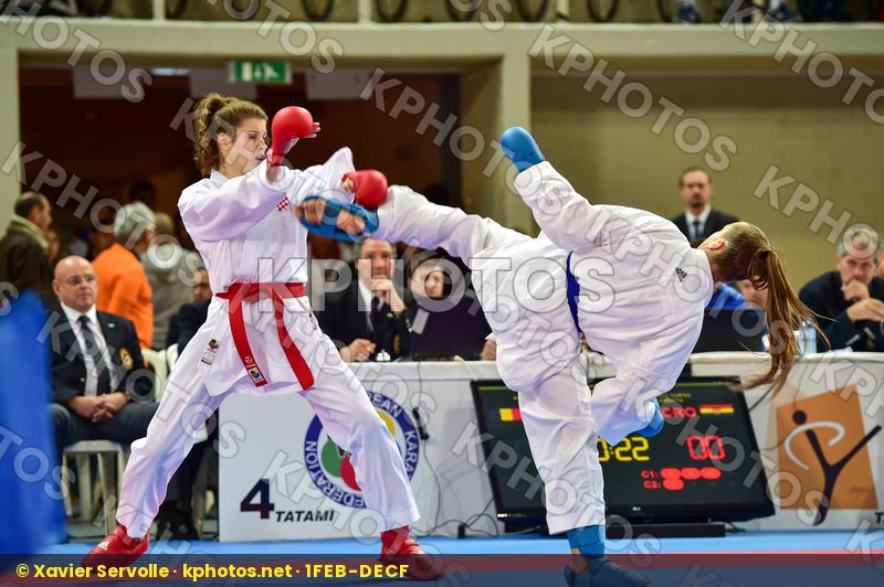 -59 Kg Barac Marina Croatia Female France Junior Kumite Philippe