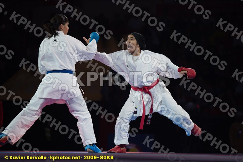 68+ Kg Clavien Fanny Dubai Egypt Female final kumite Mohamed Ais