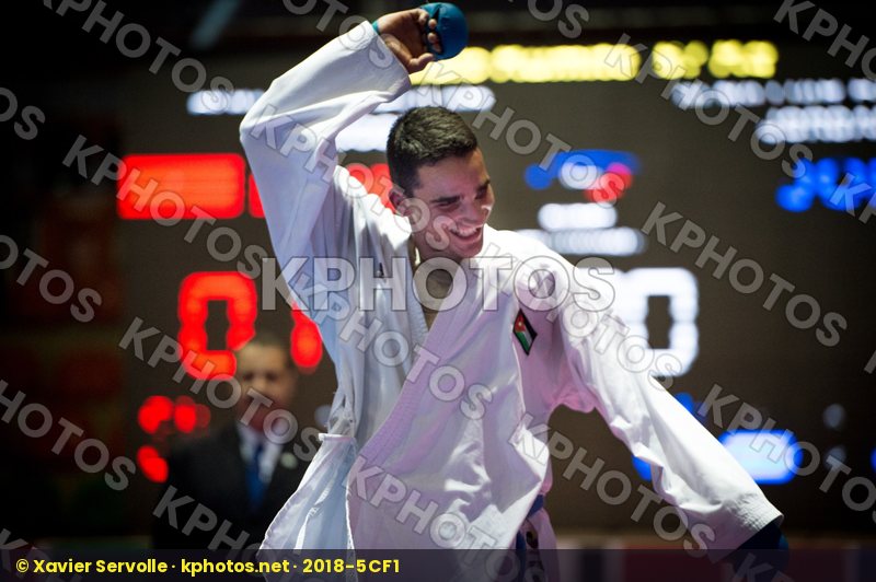 -67 kg Alnajjar Bashar Boujdi Abdelilah final Jordan kumite Moro
