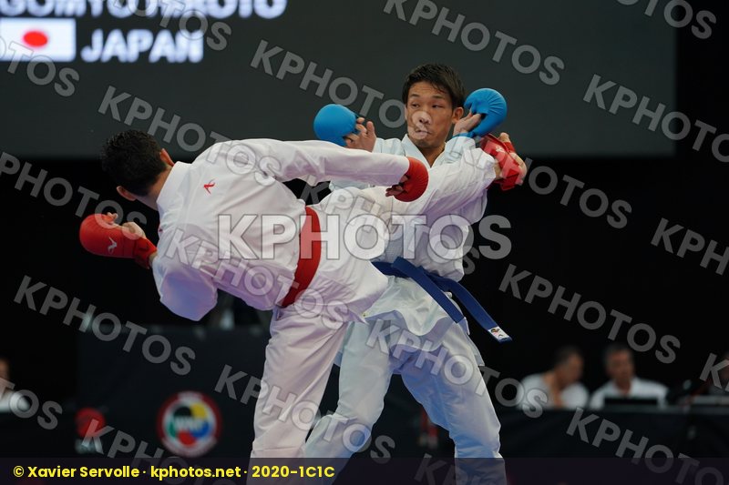 Brazil Figueira Vinicius Gomyo Hiroto Japan Male kumite -67 kg