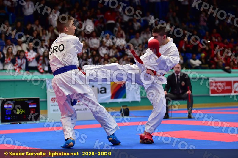 -60kg Arawaza Berak Boran croatia Dzakovic Milos kumite Serbia U