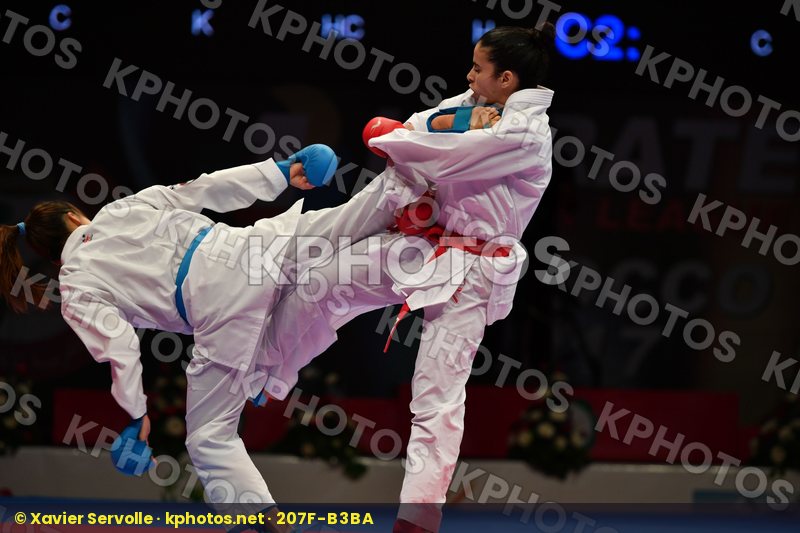 Algeria Chinese taipei Djedra Saida Female kumite -55 kg Wen Tzu